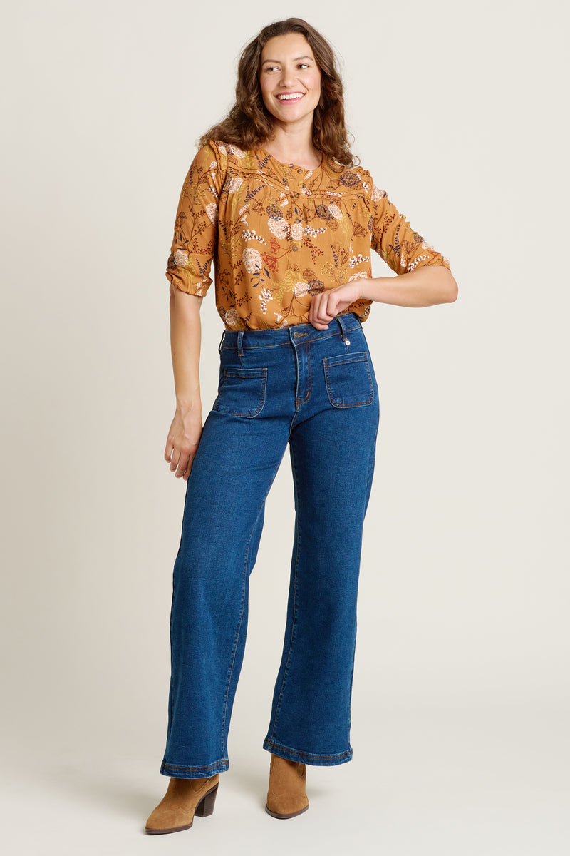 Wide Straight Leg Jeans