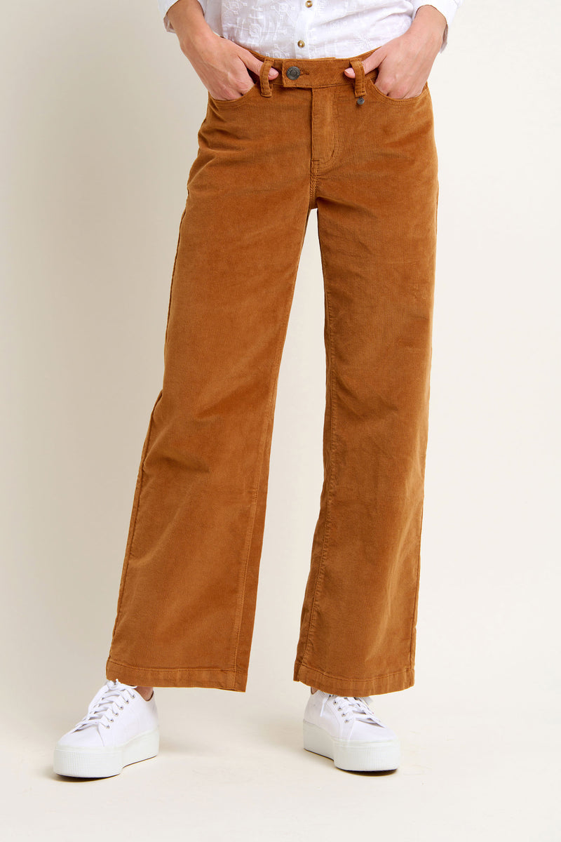 Brown Corduroy Elastic Casual Pants For Women Thin High Waist Drooping Slim  Fit Pants Commute Office Trousers Streetwear Women - Pants & Capris -  AliExpress