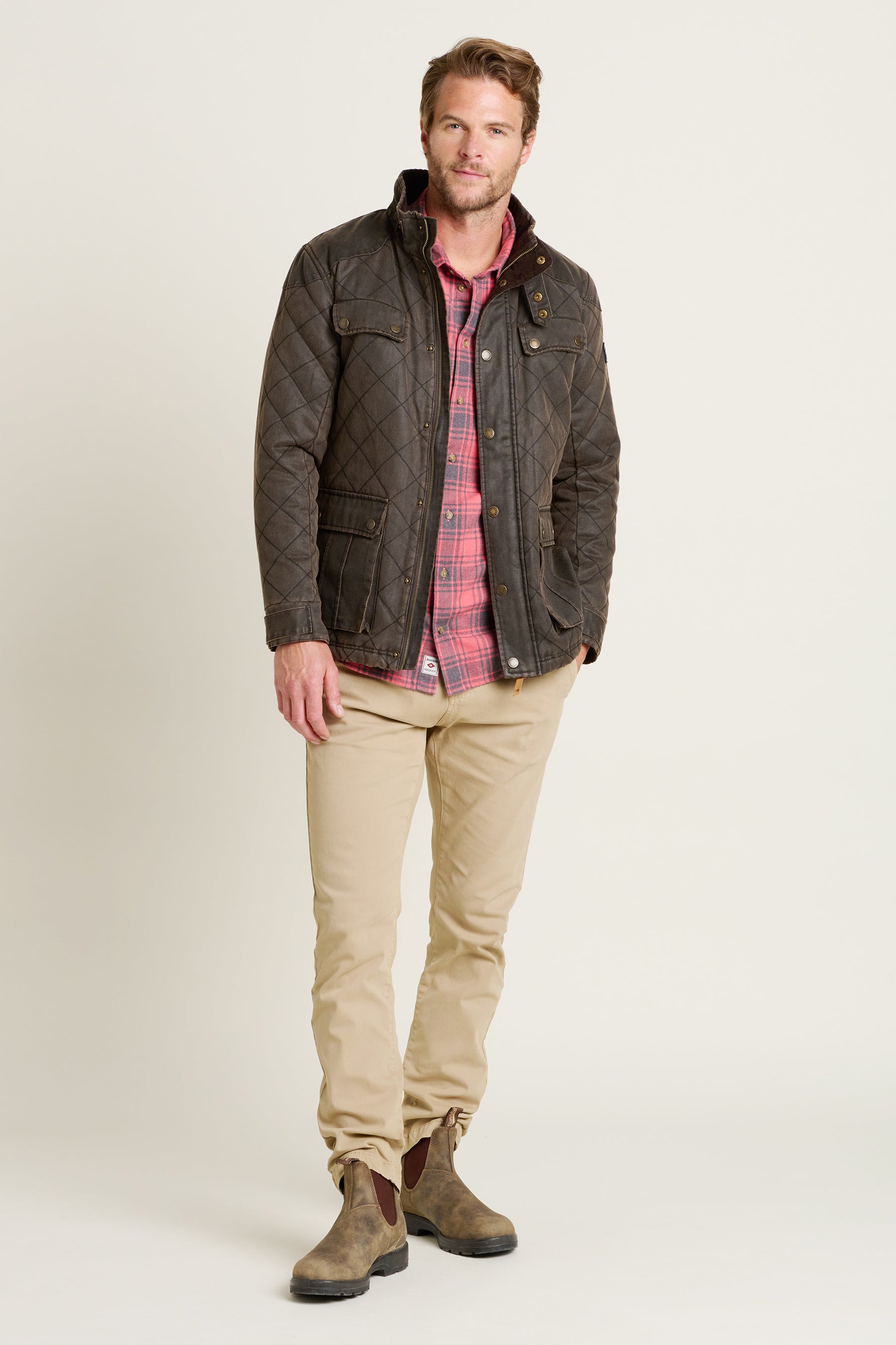 Dry Wax Quilted Jacket