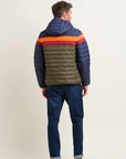 Retro Stripe Puffer