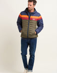 Retro Stripe Puffer