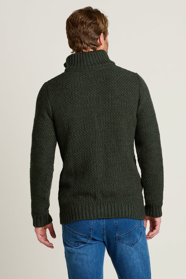 Green Quarter Zip