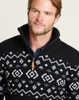 Fairisle Quarter Zip Jumper