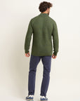 Khaki Quarter Zip Jumper