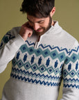 Fairisle Quarter Zip Jumper