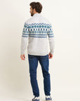 Fairisle Quarter Zip Jumper