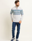 Fairisle Quarter Zip Jumper