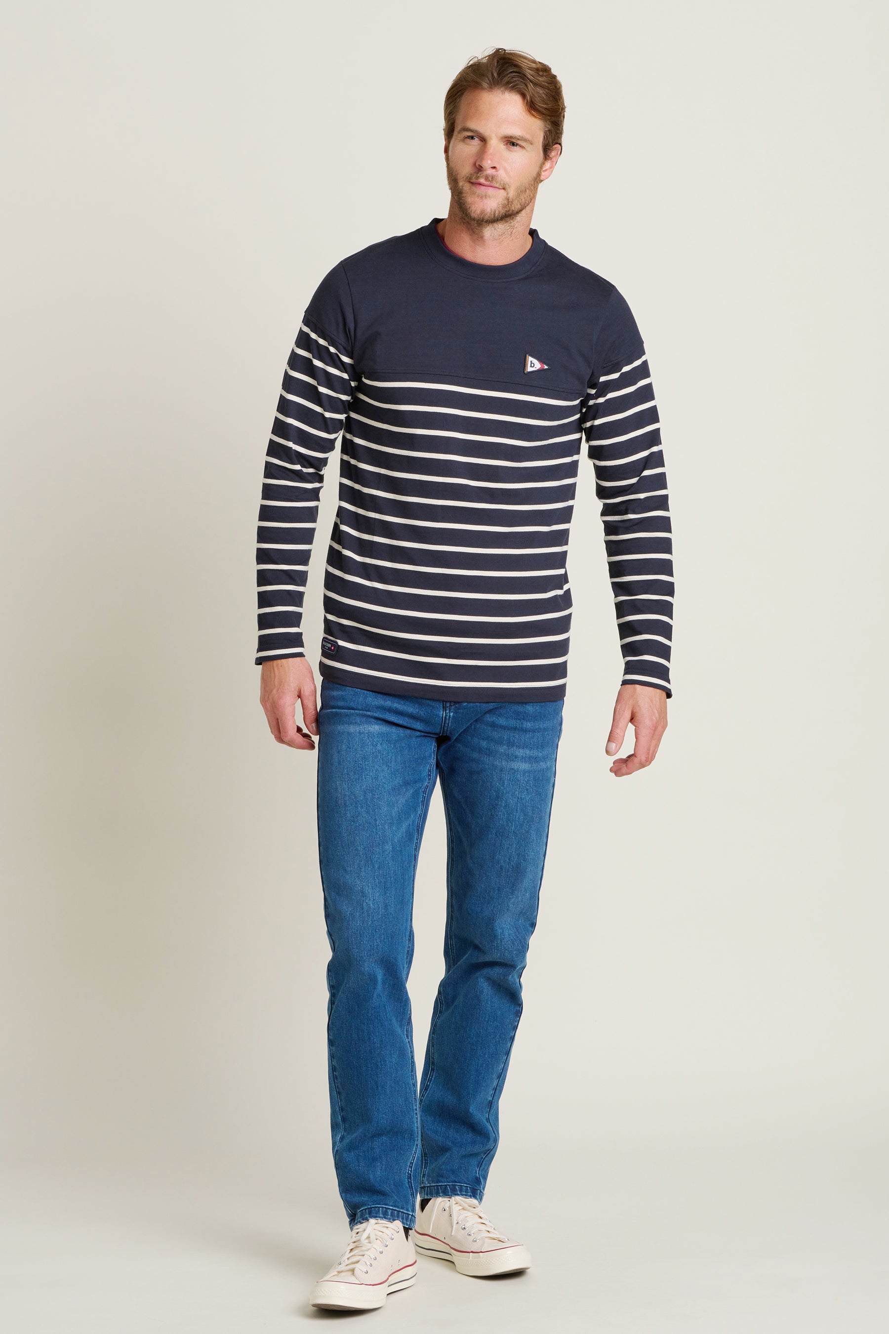 Ls Stripe Tee