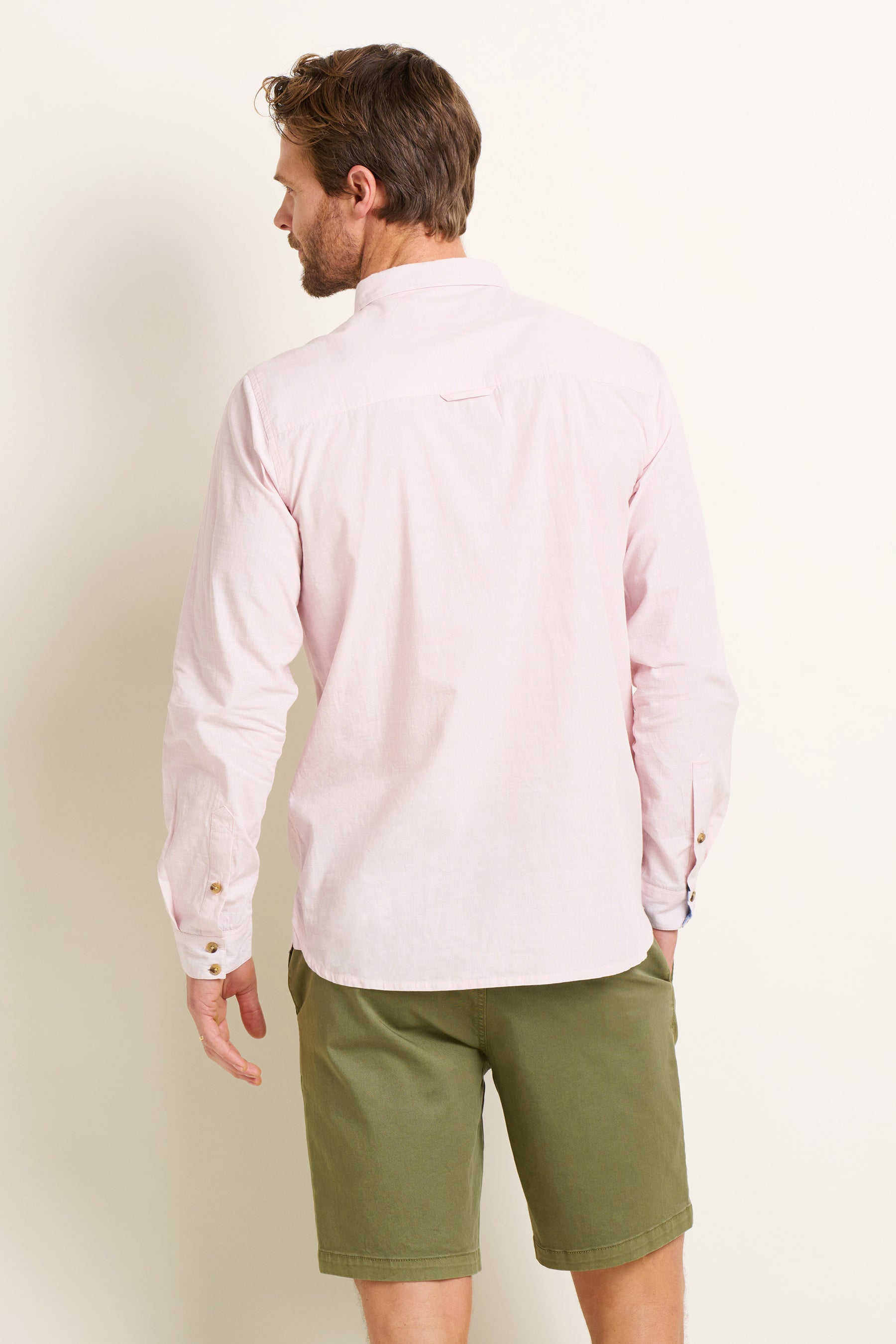 Pink Stripe Long Sleeve Shirt