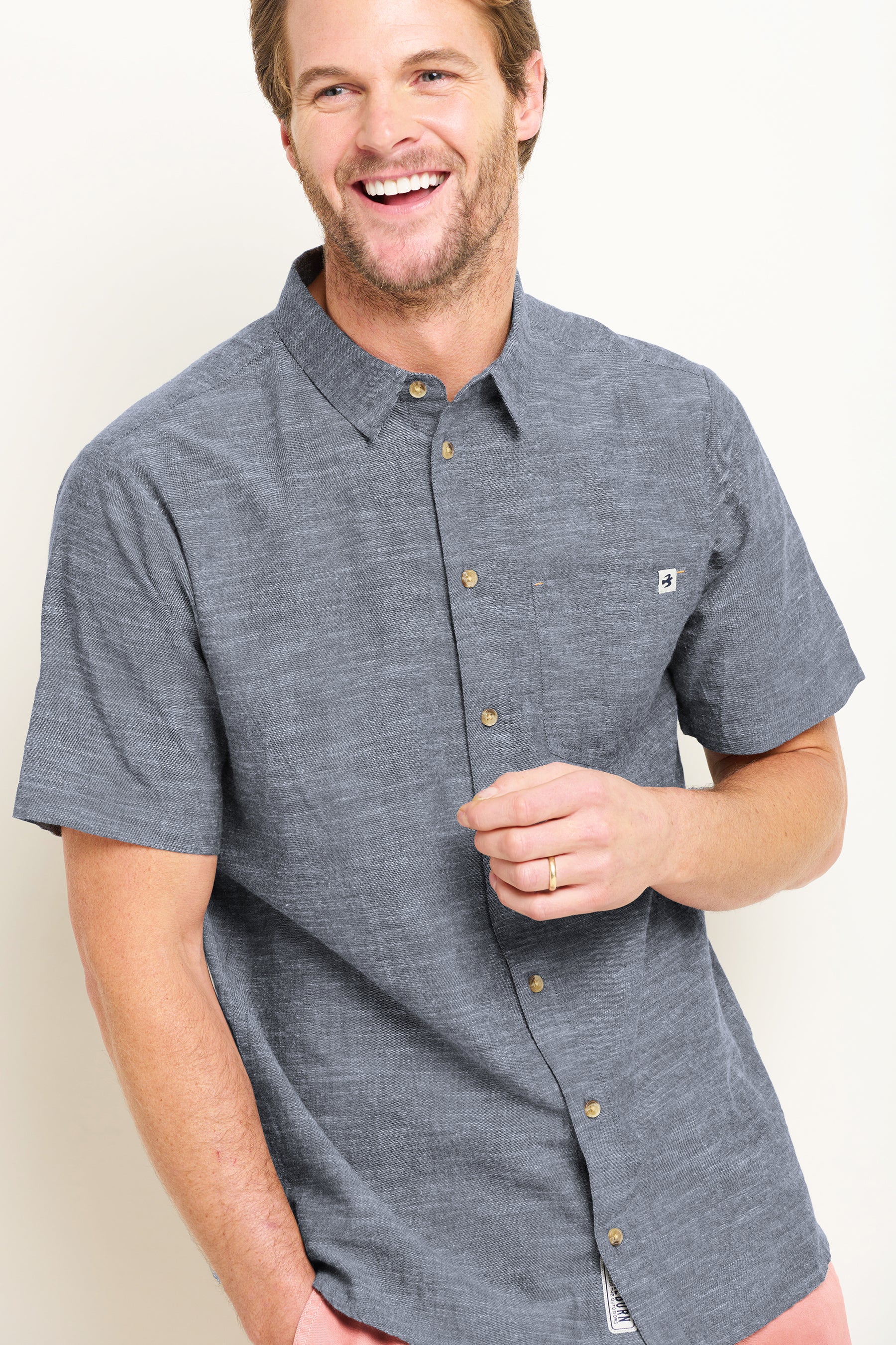 Slub Short Sleeve Shirt