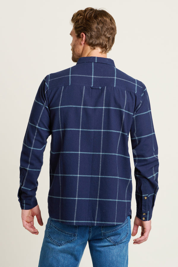 Navy Check Shirt