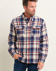 Navy Blanket Overshirt