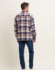 Navy Blanket Overshirt