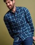 Navy Check Shirt