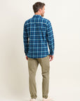 Navy Check Shirt