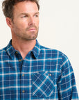 Navy Check Shirt