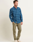 Navy Check Shirt