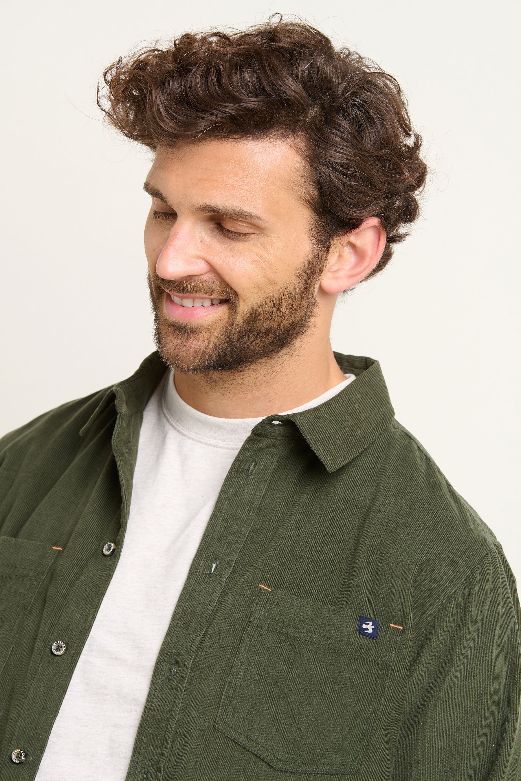 Khaki Corduroy Shirt