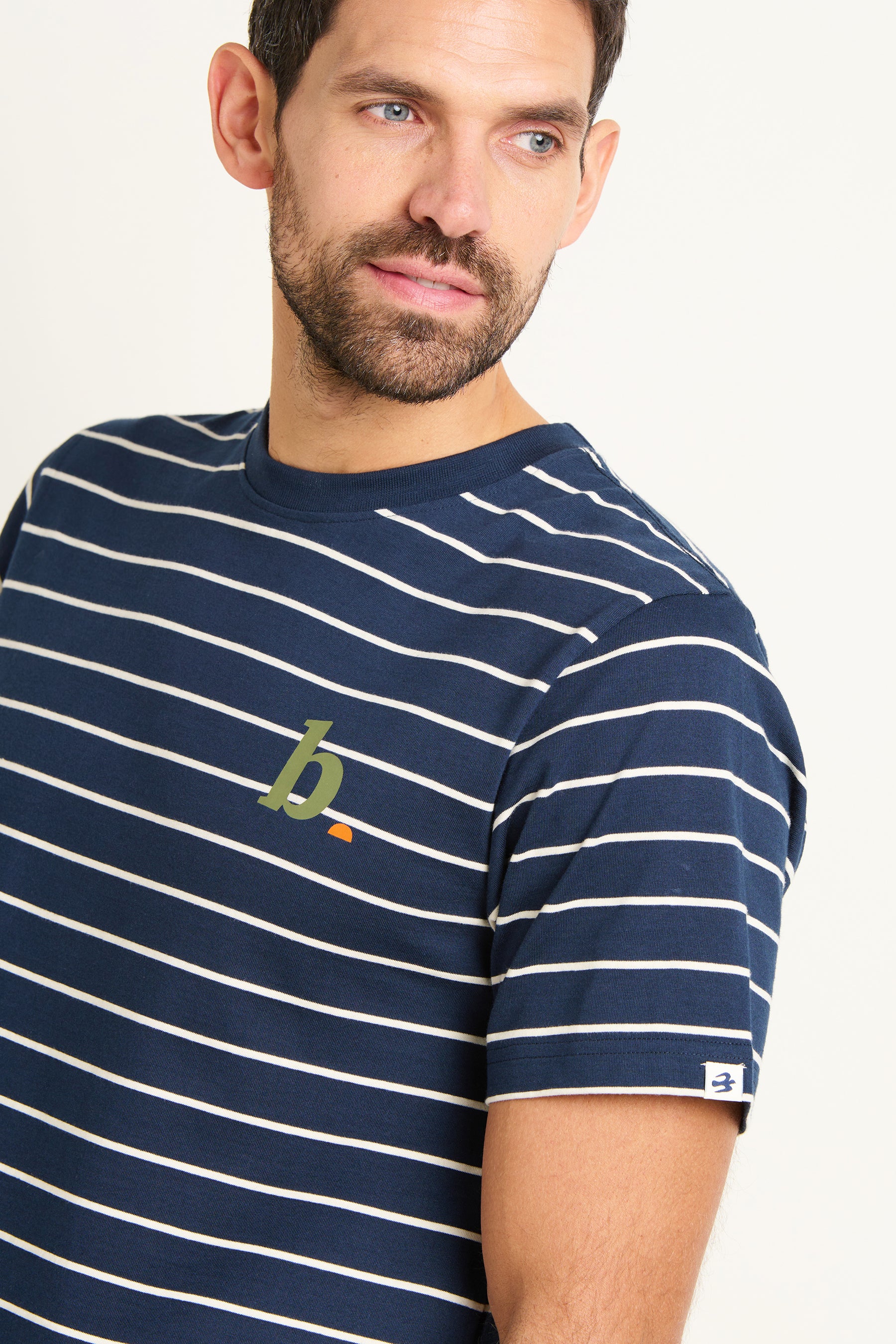 Navy Stripe Tee