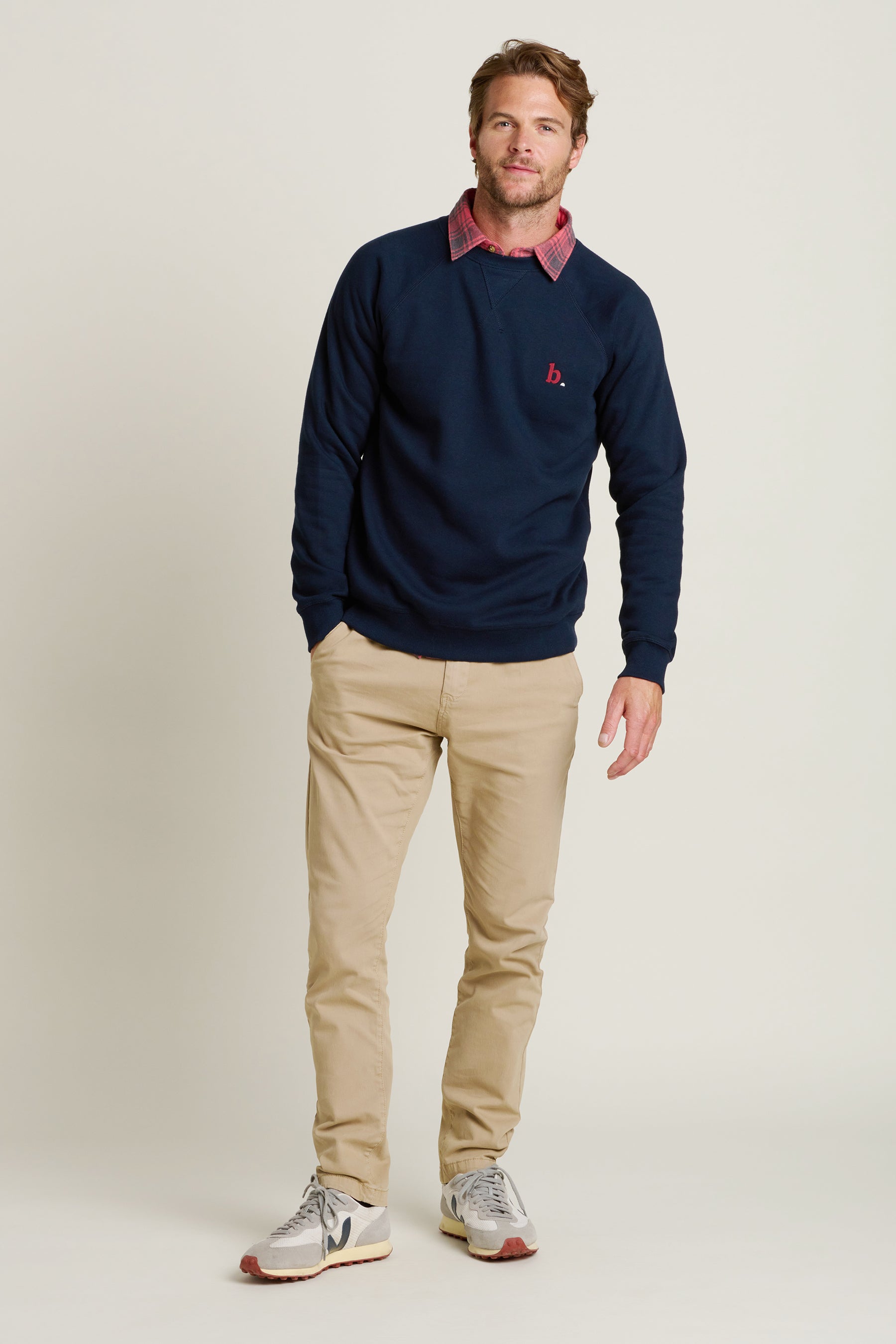 Navy Crew Neck Sweatshirtshirt