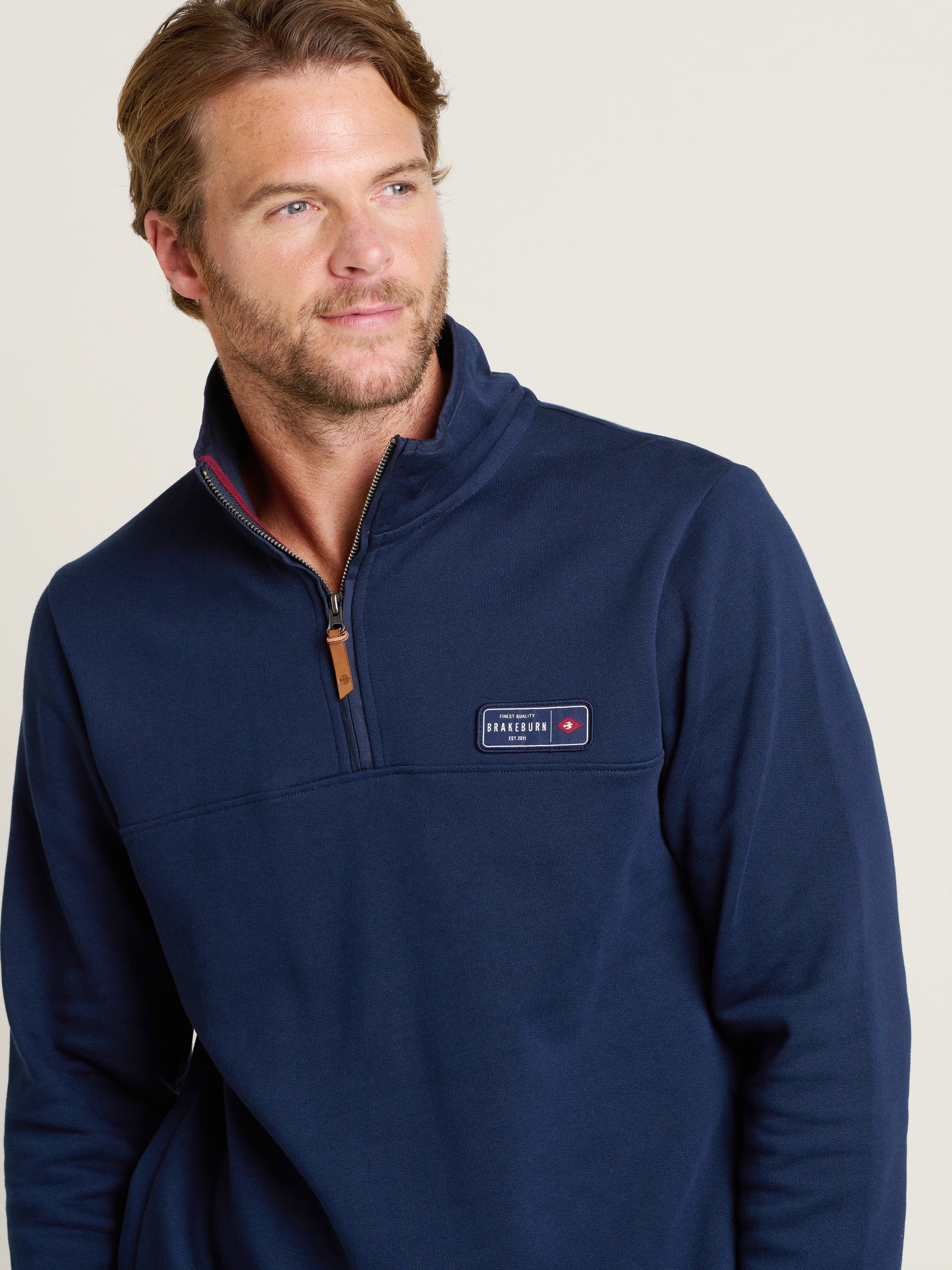 Navy Quarter Zip Sweatshirtshirt