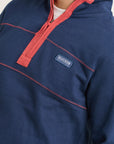 Navy Quarter Zip Sweatshirt