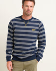 Stripe Crew Neck Sweatshirt