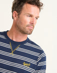 Stripe Crew Neck Sweatshirt