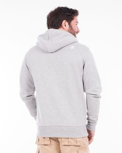 Applique Arm Zip Hoody