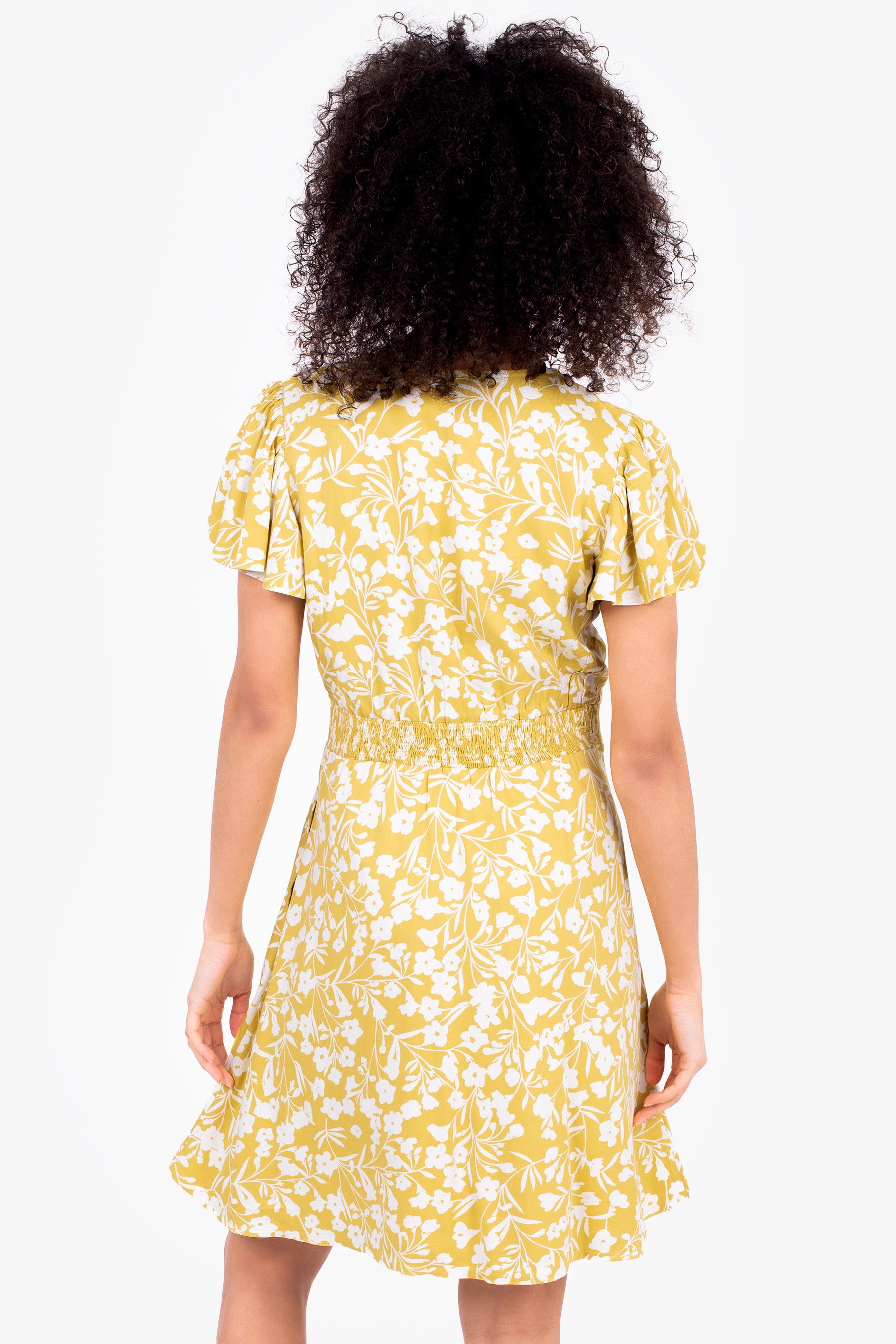 Yellow Ayla Wrap Dress | Brakeburn