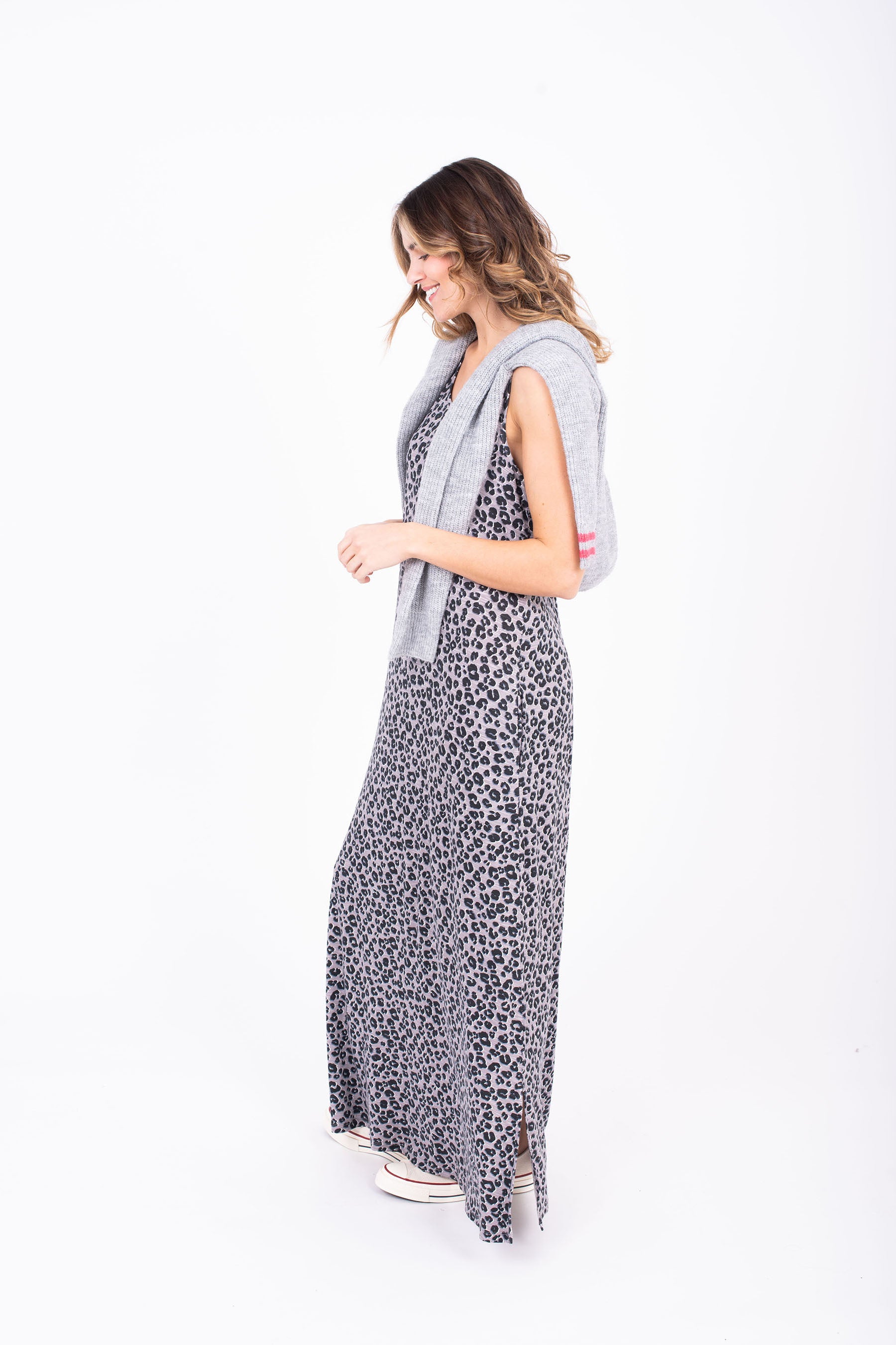 Leopard Spot Maxi Dress