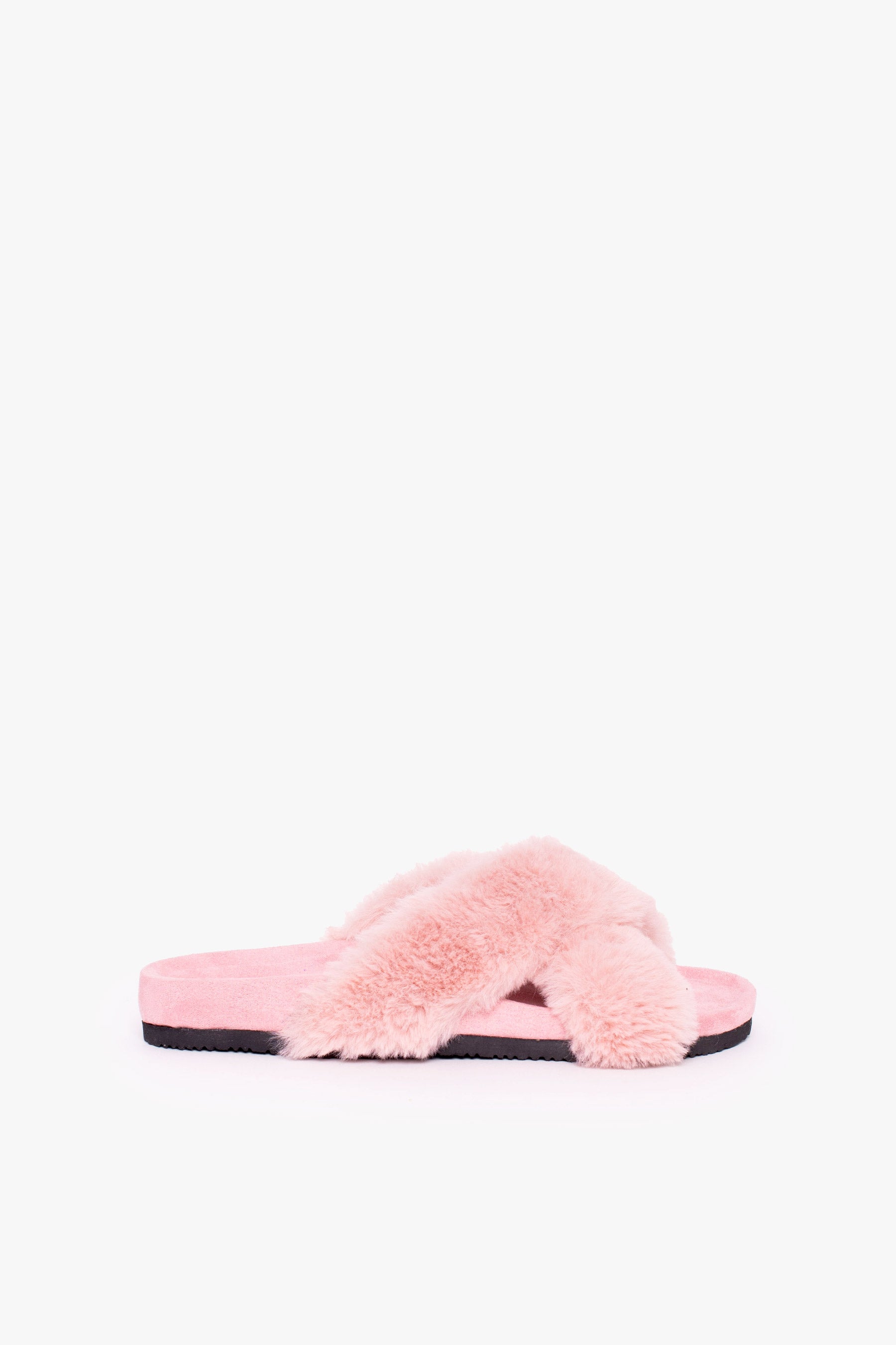 Pink Fluffy Slippers