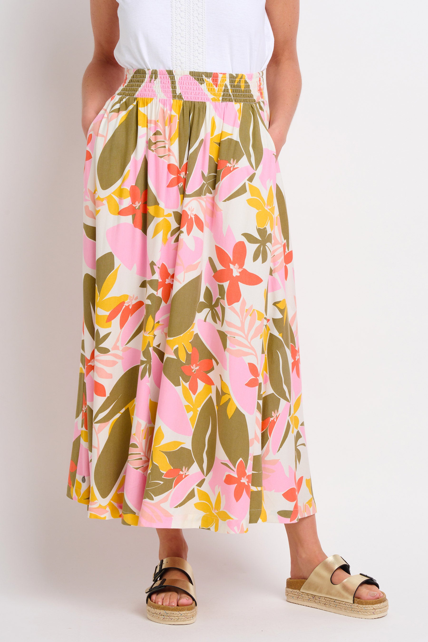 Tropical Palm Skirt | Brakeburn