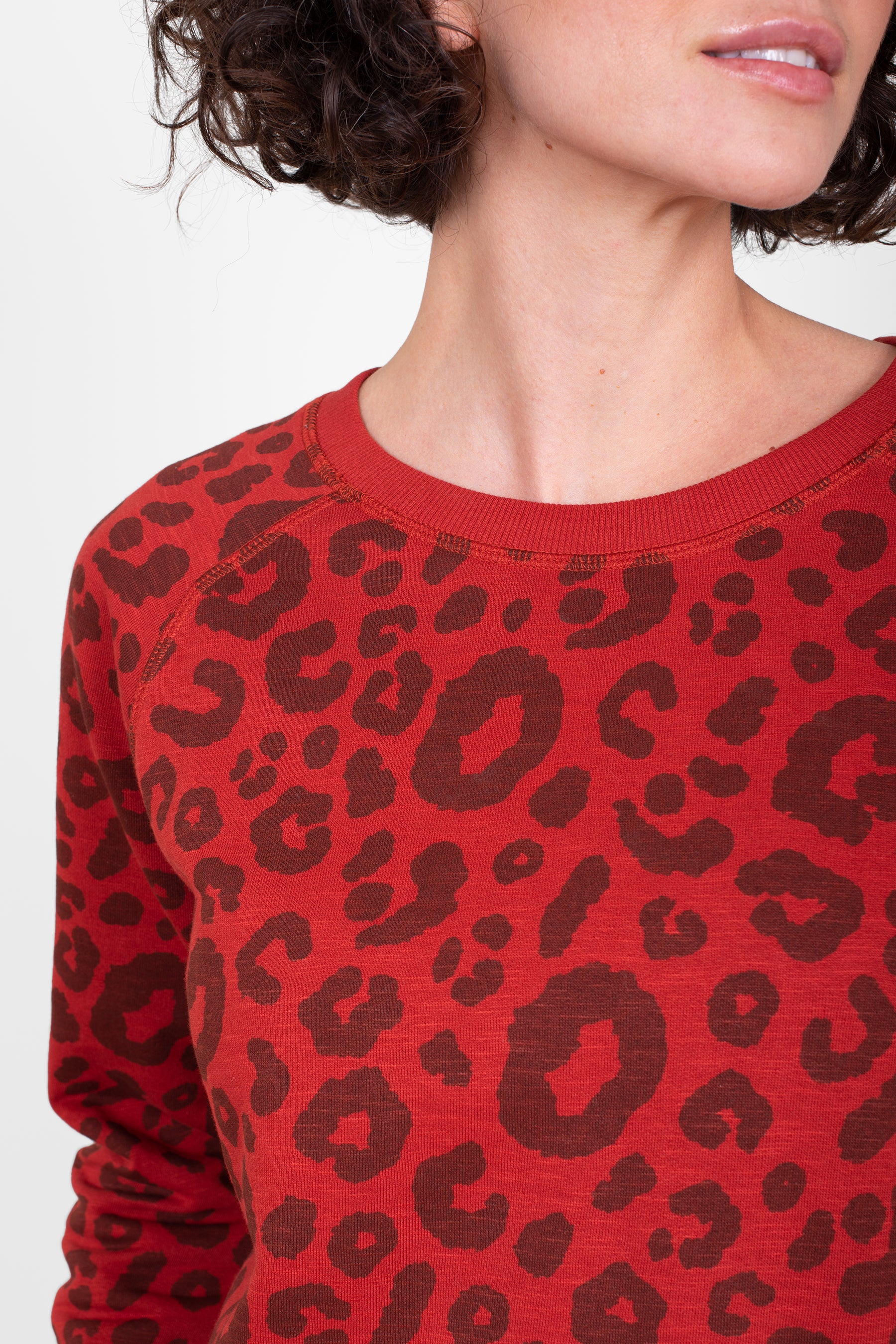 Leopard Raglan Sweatshirtshirt