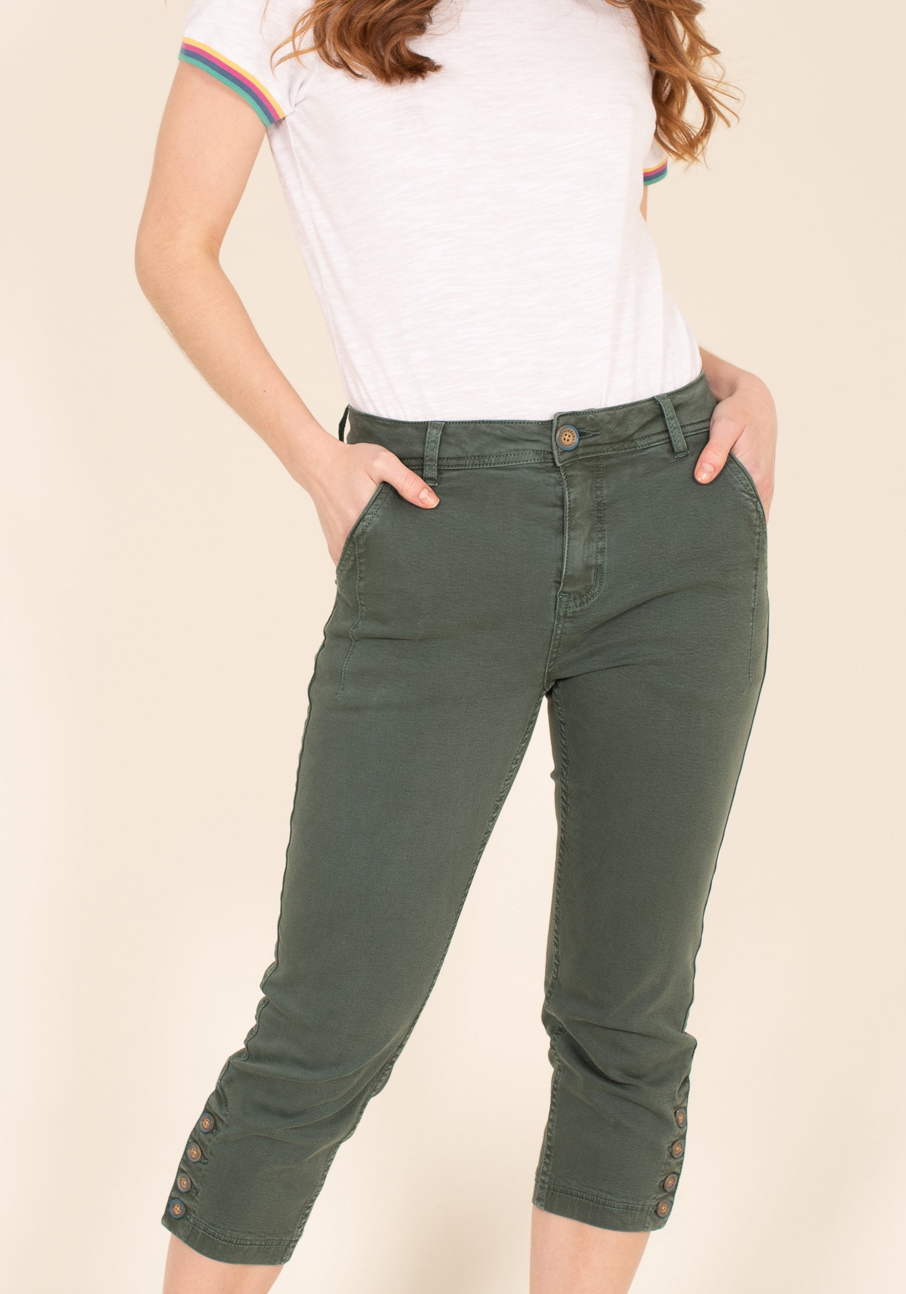 Cropped Chinos