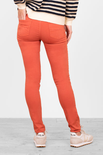 Women's Rust Garment Dyed Trousers | Brakeburn