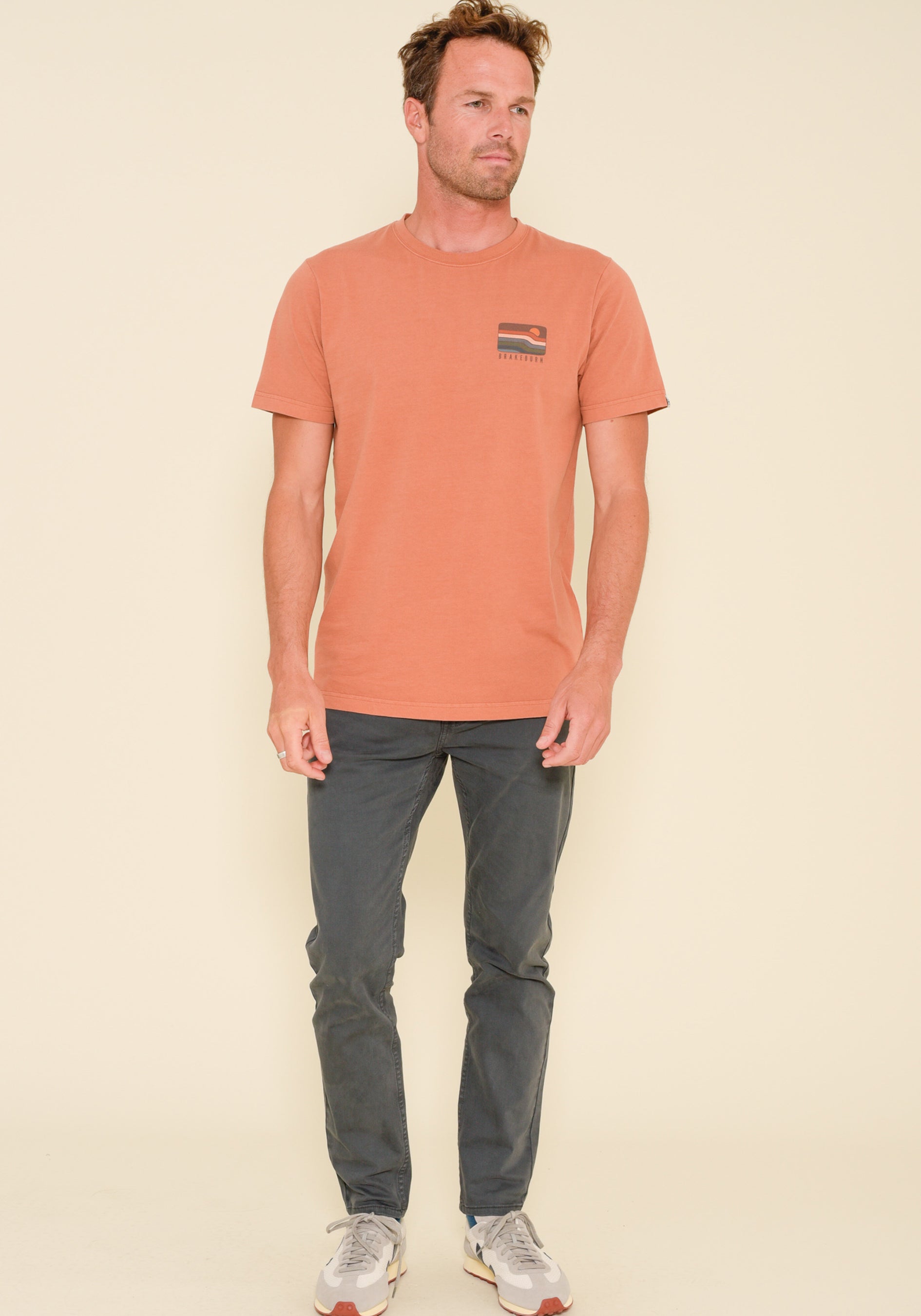 Orange Retro Sunset Tee