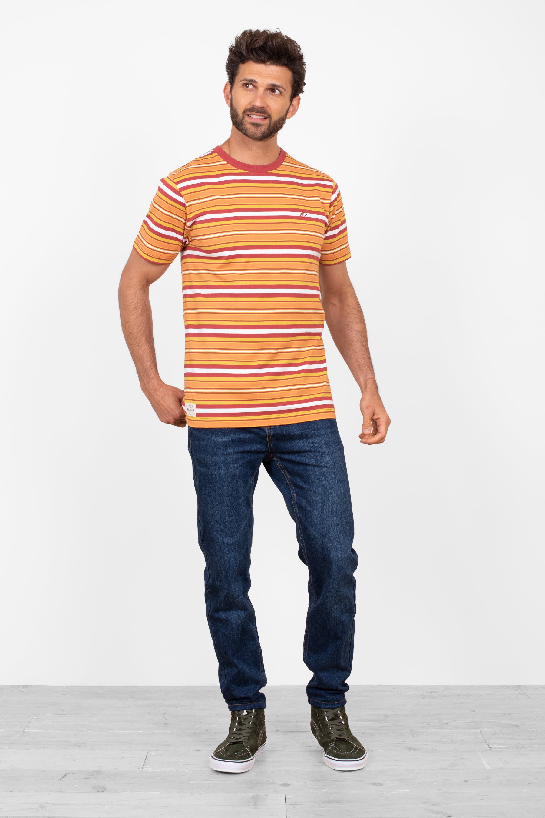 Rust Striped Tshirt