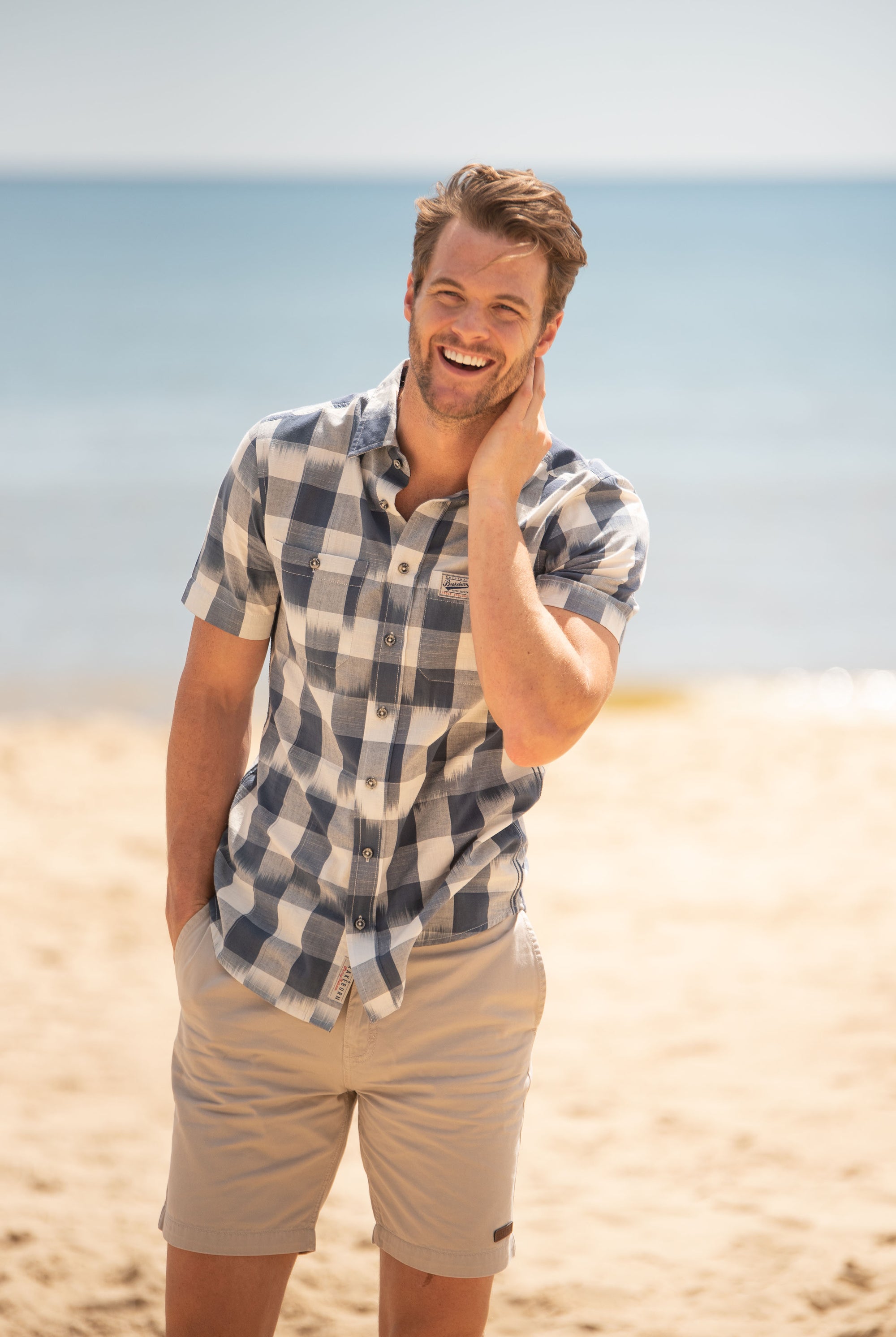 Short Sleeve Shirt Surf Check