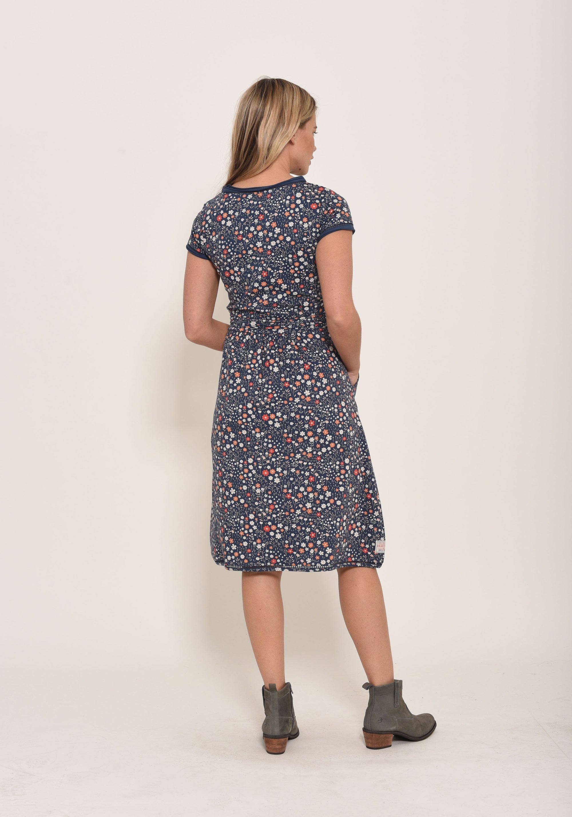 Ditsy Jersey Dress