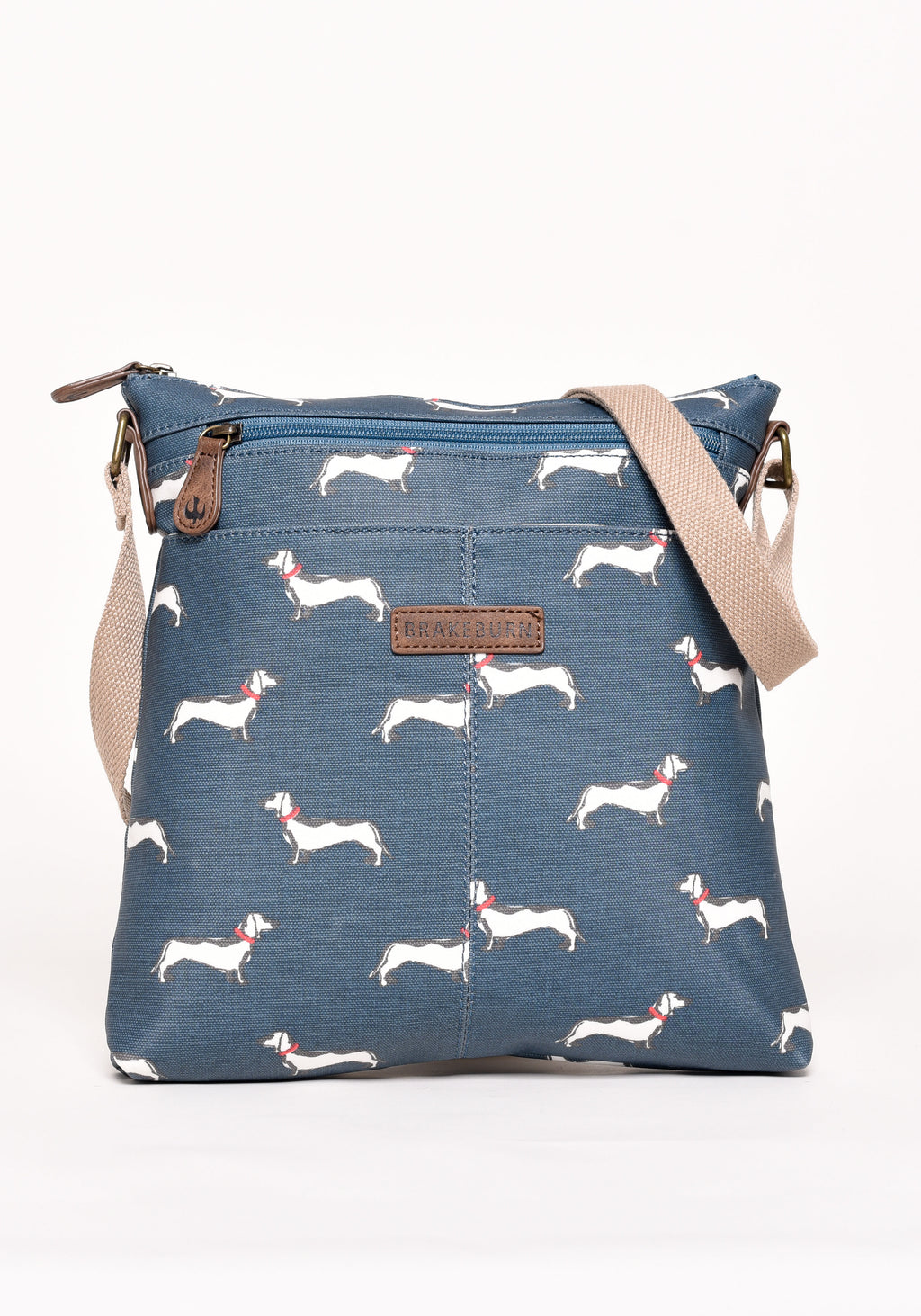 Sausage Dog Print Crossbody Bag Brakeburn