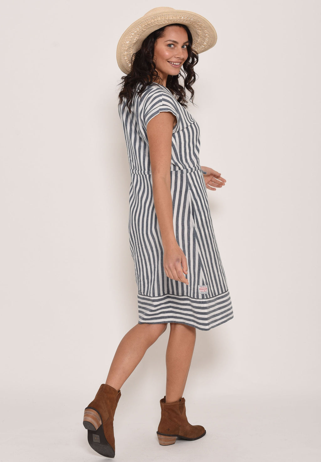 Brakeburn woven sale stripe dress