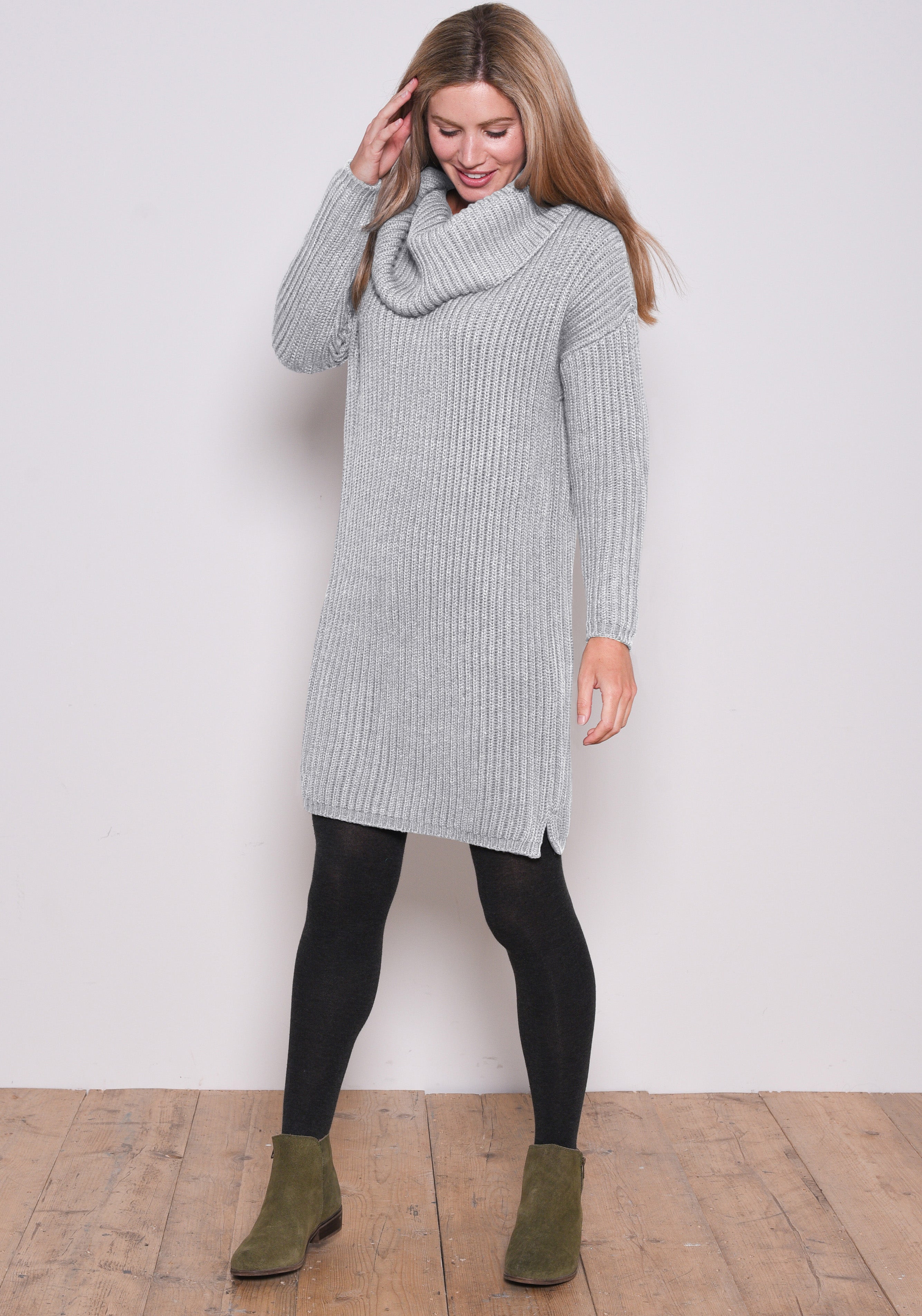 Chunky Roll Neck Jumper Dress Brakeburn