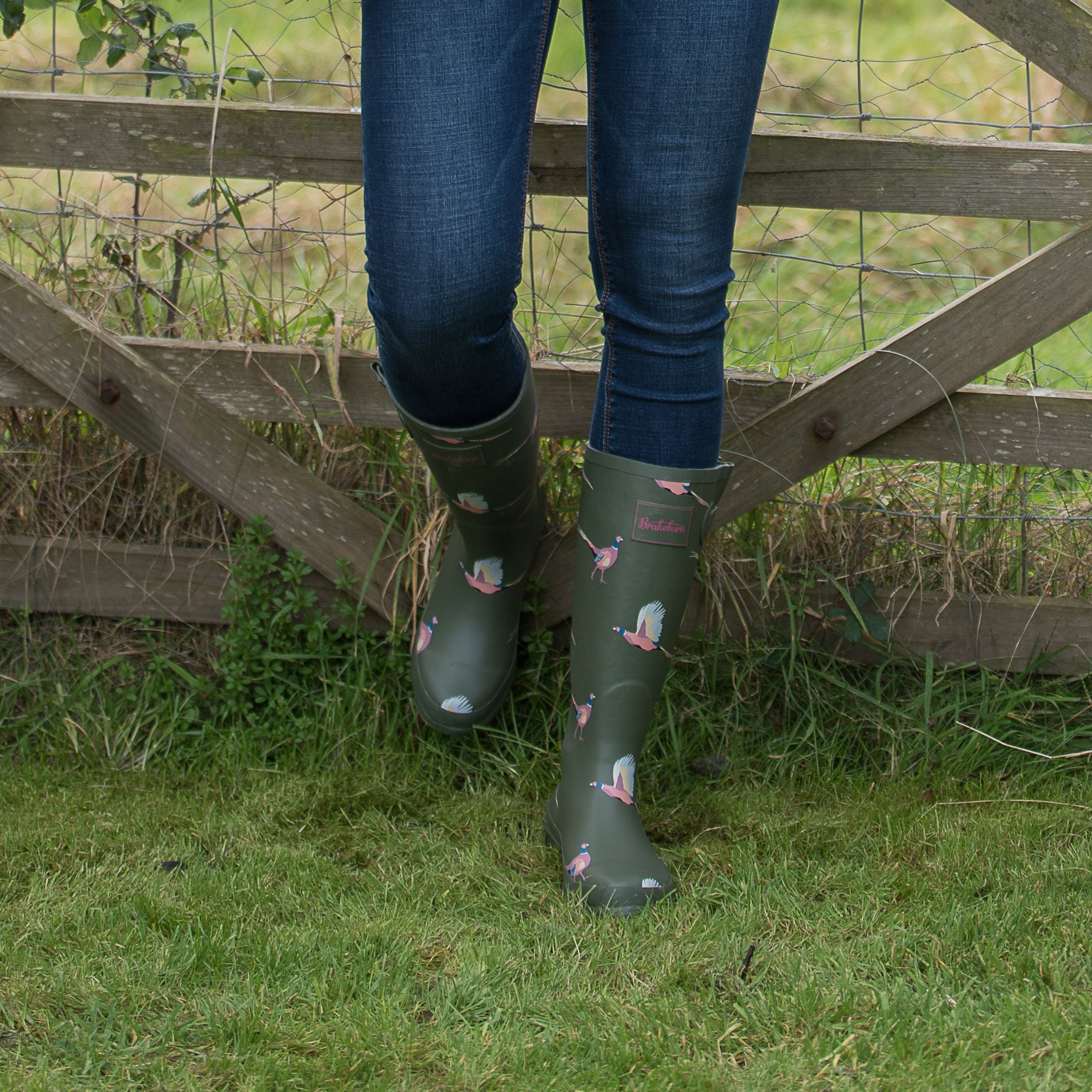 Joules pheasant wellies best sale